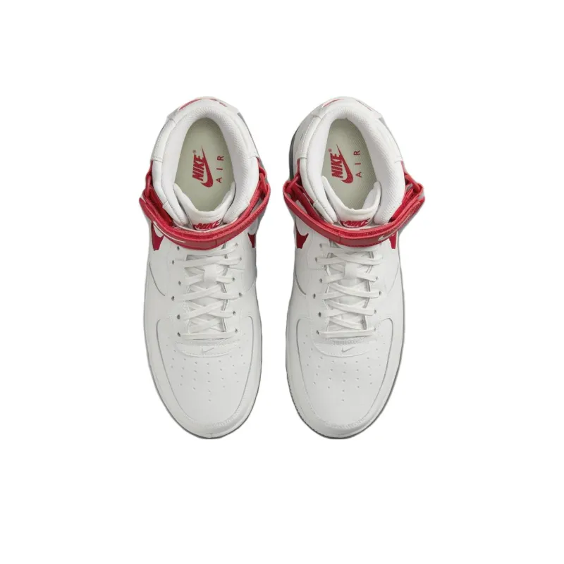 Nike Air Force 1 Mid Evo Summit White University Red-3
