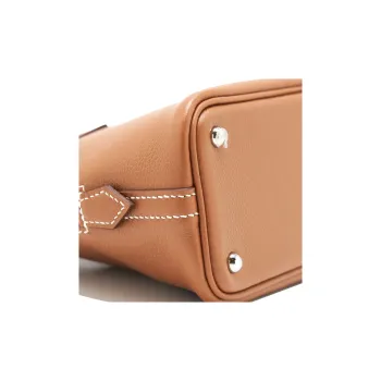HERMES Bolide Evercolor Calfskin Bowling Bag Shoulder Bag Crossbody Bag Handbag Mini Women's Gold Gold