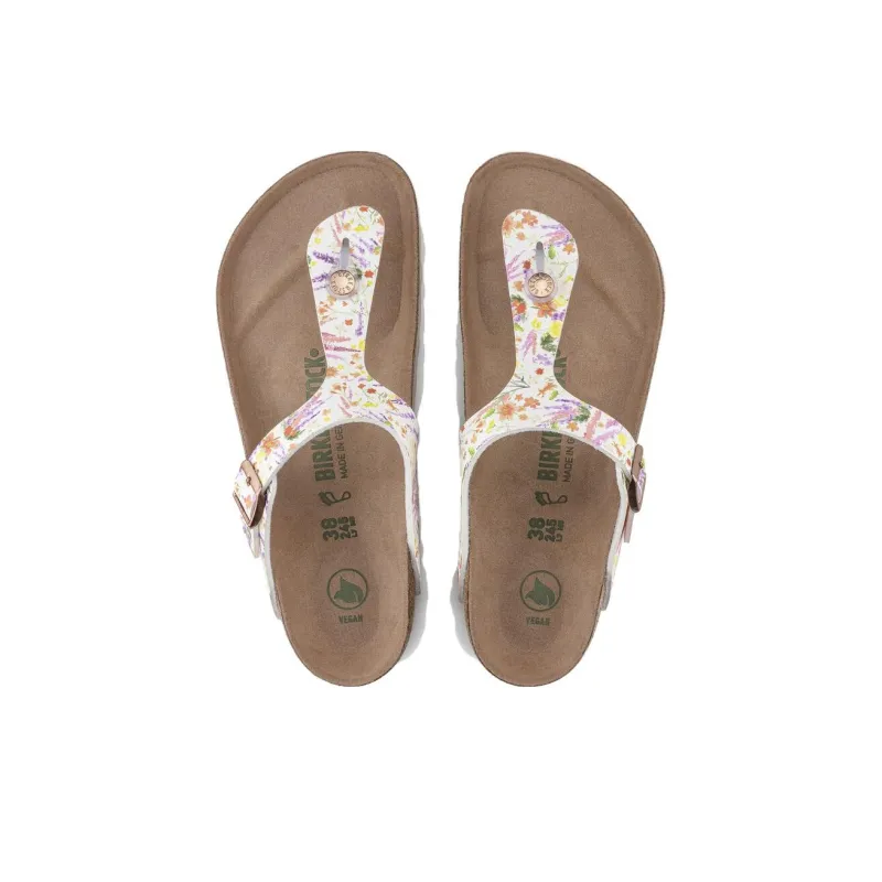 Birkenstock Gizeh Vegan Flip Flops Women's Multicolor Regular-3