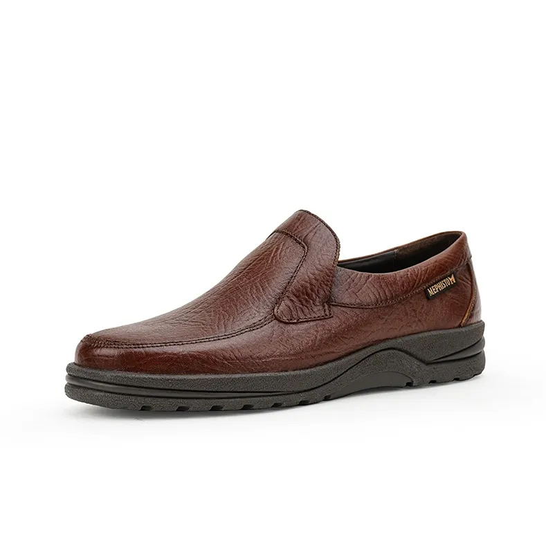 MEPHISTO Loafers Men Low Top Black/Dark Gray/Earth Yellow/Dark Brown-13