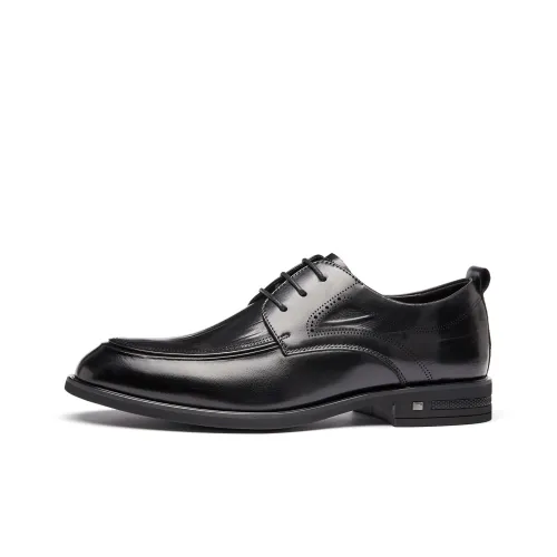 PLO CART Dress Shoes Men Low-Top Black