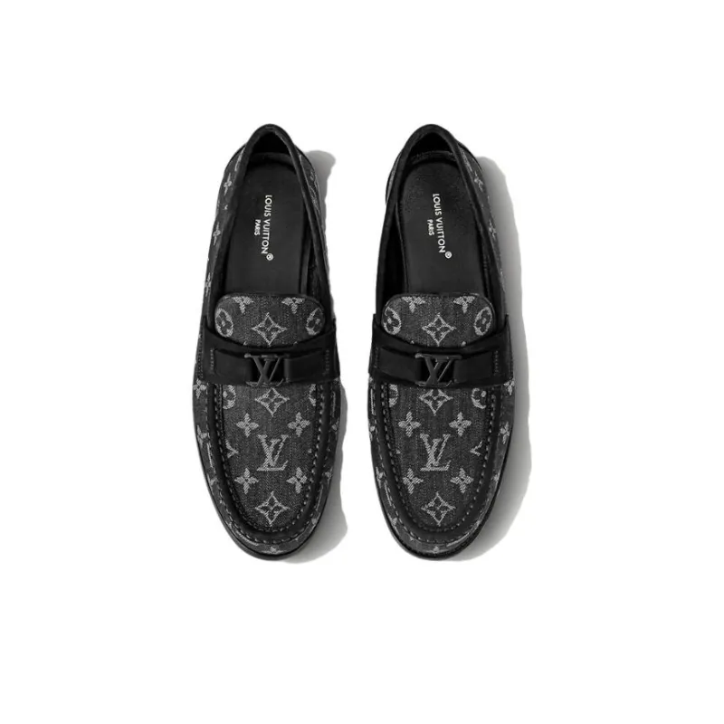 LOUIS VUITTON Major Loafers Men's Black-3