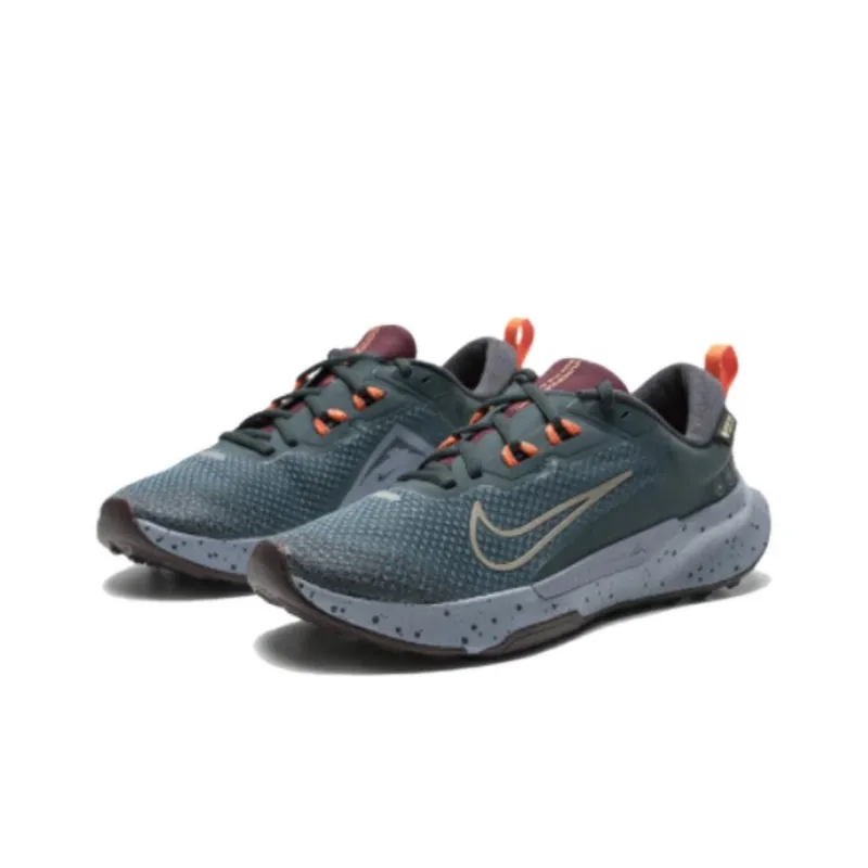 Nike Juniper Trail 2 Gore Tex Deep Jungle Night Maroon Safety Orange Khaki Women's-1