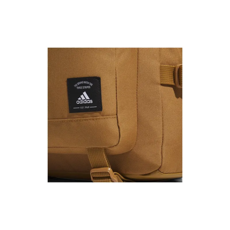 Adidas Recycled Material Polyester Backpack Regular Unisex Bronze Strata-4