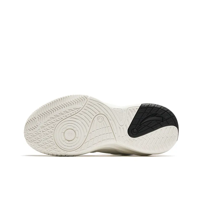 Anta Cushioning Anti Slip And Wear Resistant Low Top Casual Shoes Men's White Black-4