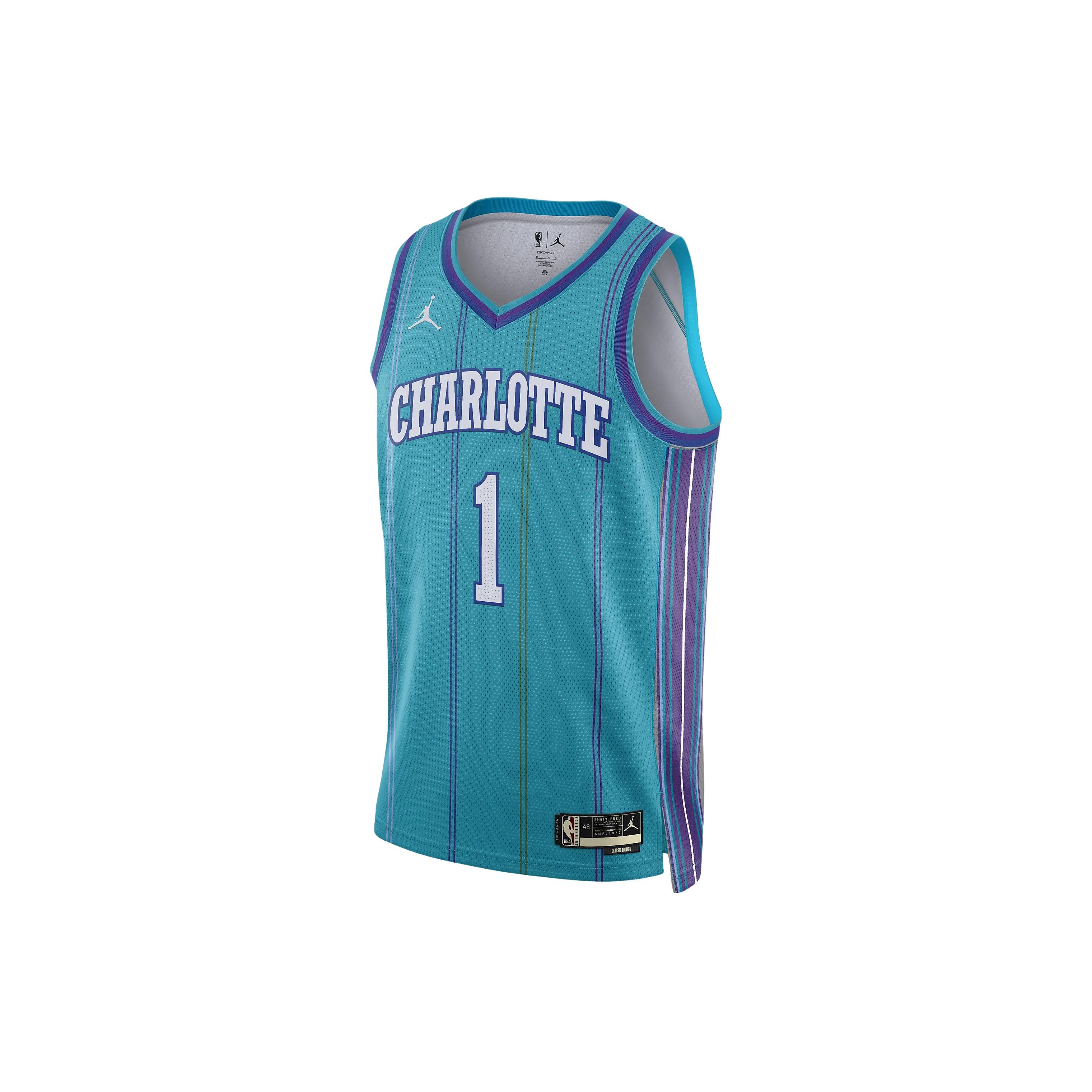 bebcdrshop trends charlotte hornets classic jersey POIZON