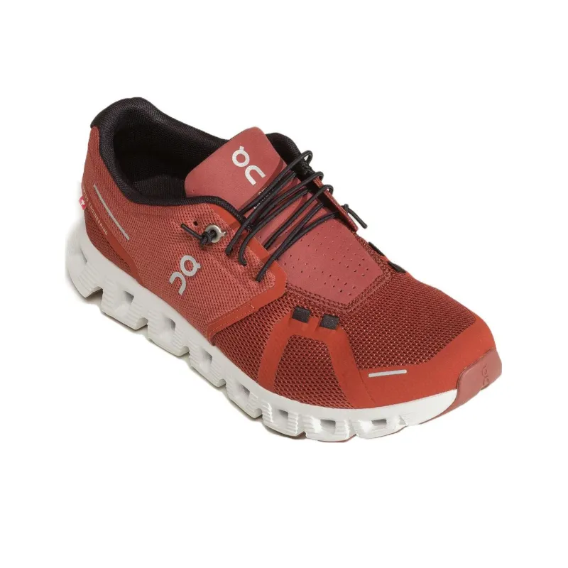 On Running Cloud 5 Rust Black Women's-1