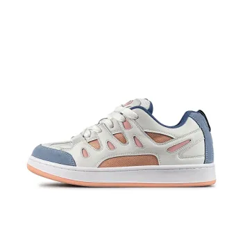 LuzaoT SUPER DRAG Puffy Shoes Low Top Skateboard Shoes Women's Blue White