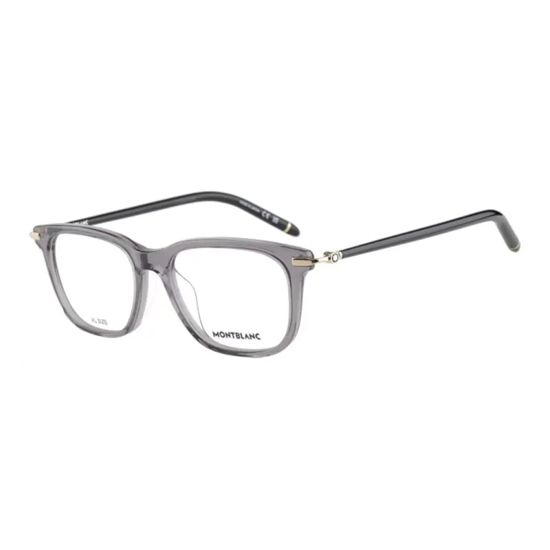 MONTBLANC Plate Alloy Frame Rectangular Eyeglass Frames Unisex Black-0