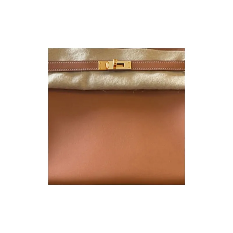 HERMES Birkin Jonathan Leather Birkin Bag Handbags Women's 37 Gold Gold Brown-2