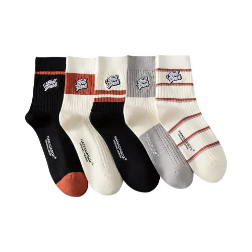 HANADASOX Men Mid-Calf Socks