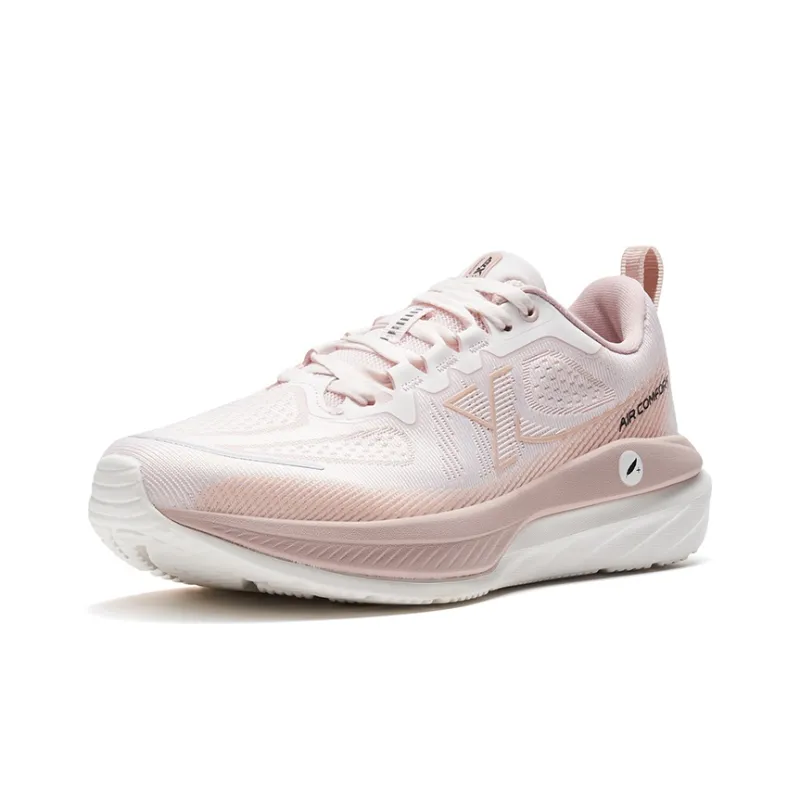 XTEP Cloud DC Low Top Casual Running Shoes Women's Pure Pink Brown Pink-1