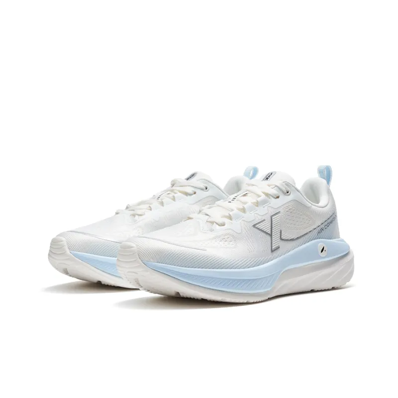 XTEP Cloud DC Low Top Casual Running Shoes Women's Sail White Misty Blue-2