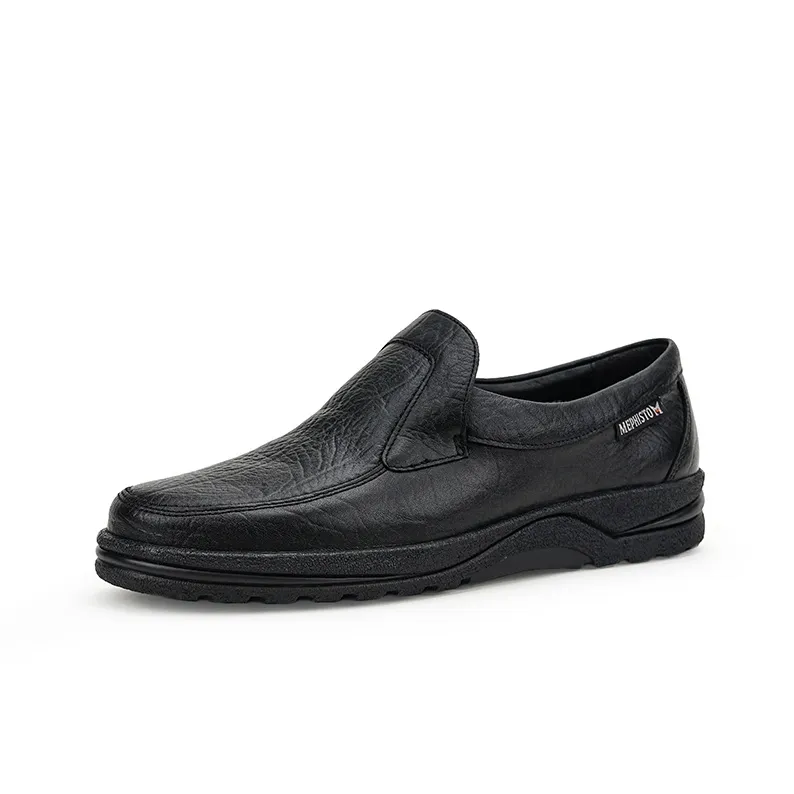MEPHISTO Loafers Men Low Top Black/Dark Gray/Earth Yellow/Dark Brown-1