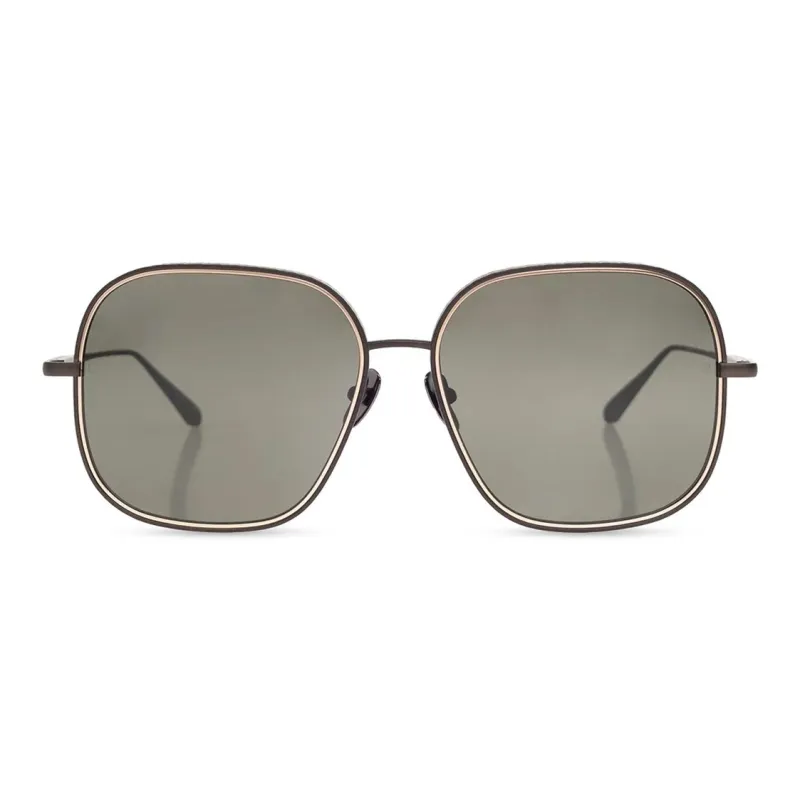 Linda Farrow Juliana Oversized Squared Frame Sunglasses-0