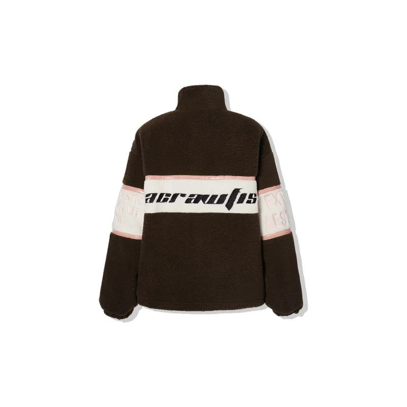 LA CRAWFISH Puffer Jacket Women's Coffee Brown-1