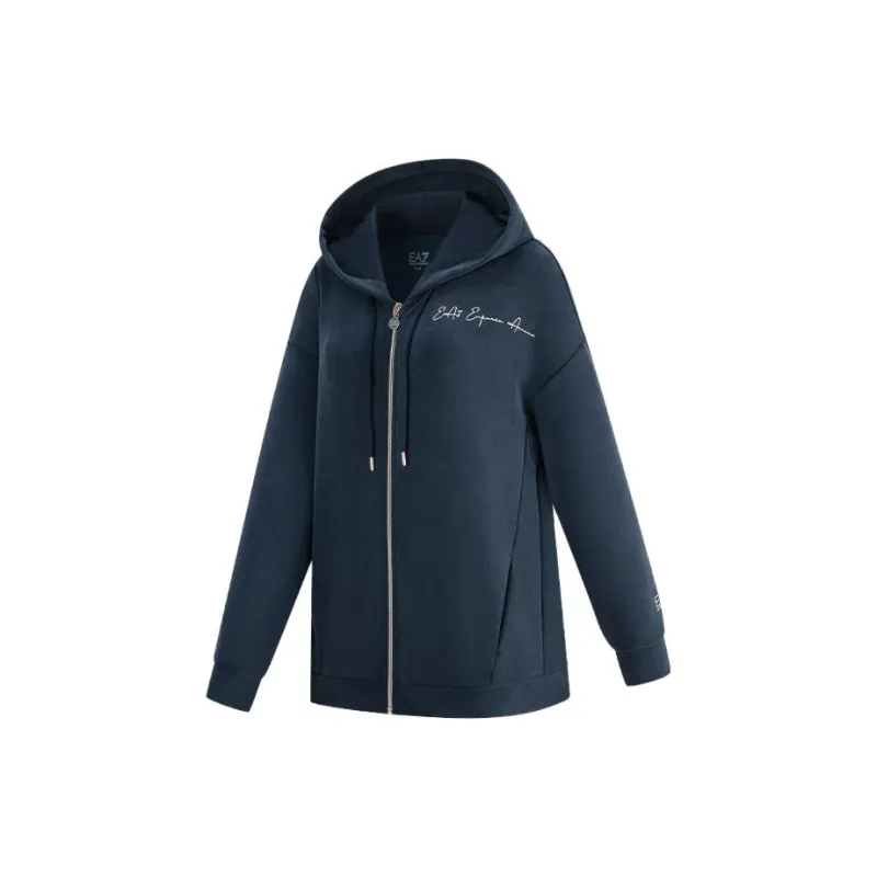 EMPORIO ARMANI EA7 FW23 Jackets & Coats Women's Navy Blue-2