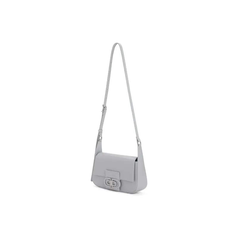 PEDRO Icon Series Calfskin Shoulder Bag Shoulder Bag Women's Black/Light Gray/Blue-9