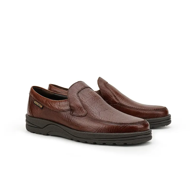 MEPHISTO Loafers Men Low Top Black/Dark Gray/Earth Yellow/Dark Brown-14