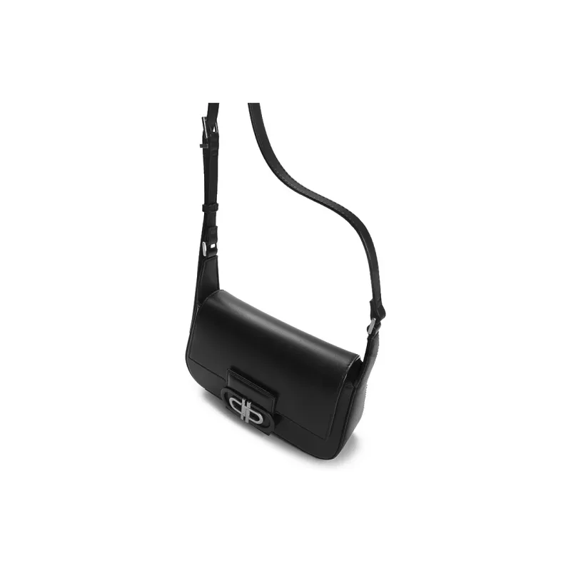 PEDRO Icon Series Calfskin Shoulder Bag Shoulder Bag Women's Black/Light Gray/Blue-5
