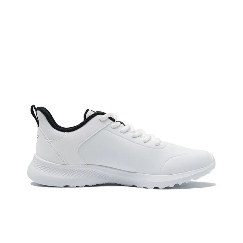 QIAODAN Cushioned Anti-Slip Wear-Resistant Waterproof And Breathable Low-Top Running Shoes Men's Jordan White And Black-1