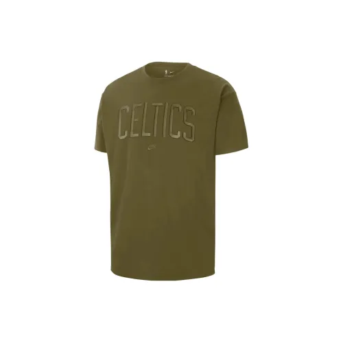 Nike T-Shirts Men Olive Green