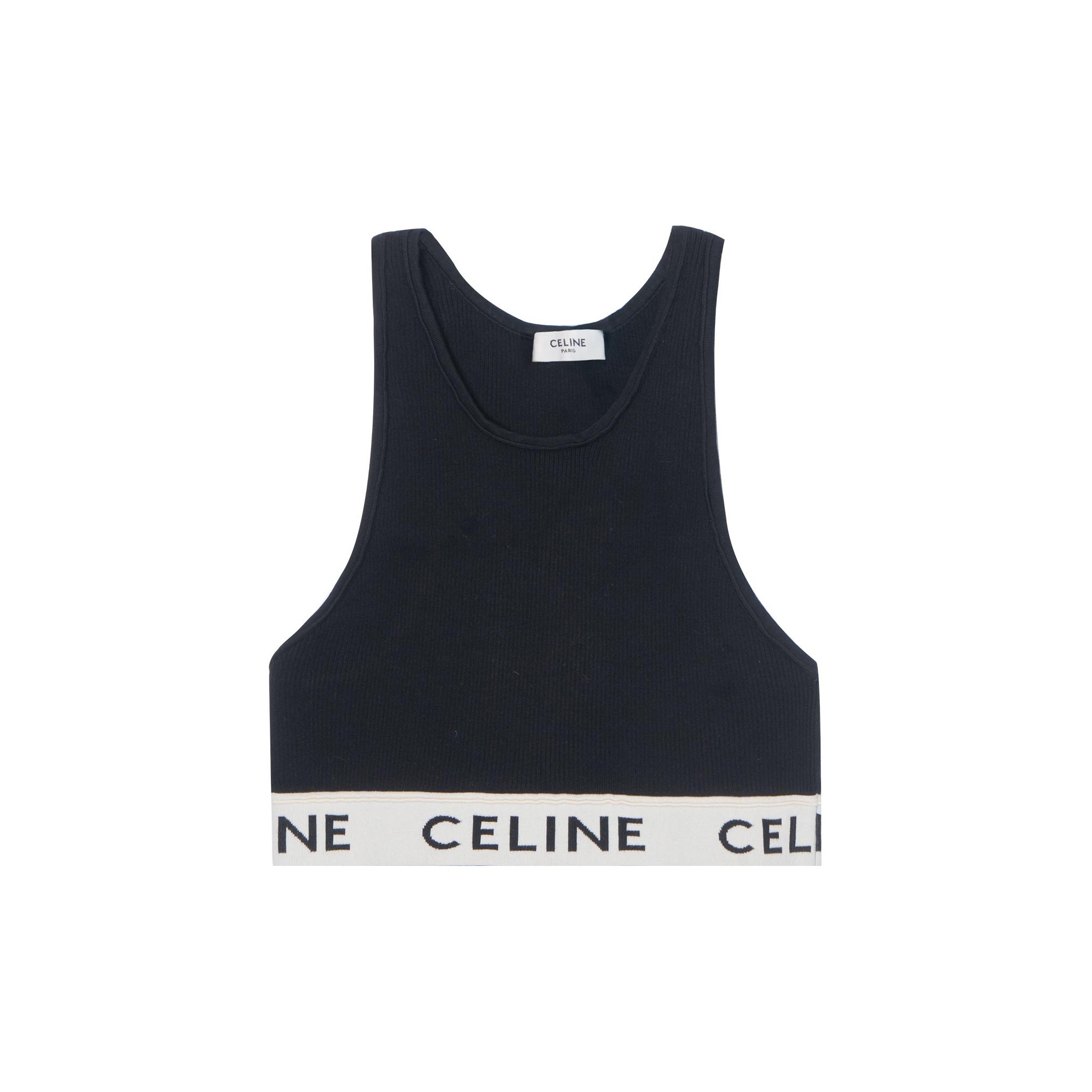 Shops Celine black bra vest