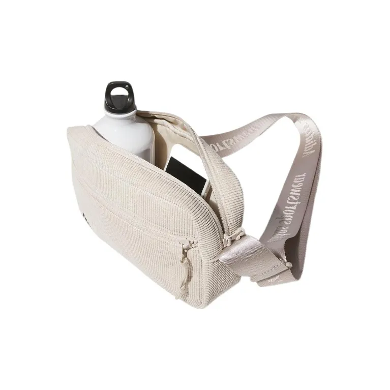Adidas Recycled Polyester Crossbody Bag, Shoulder Bag Unisex Ecru-4