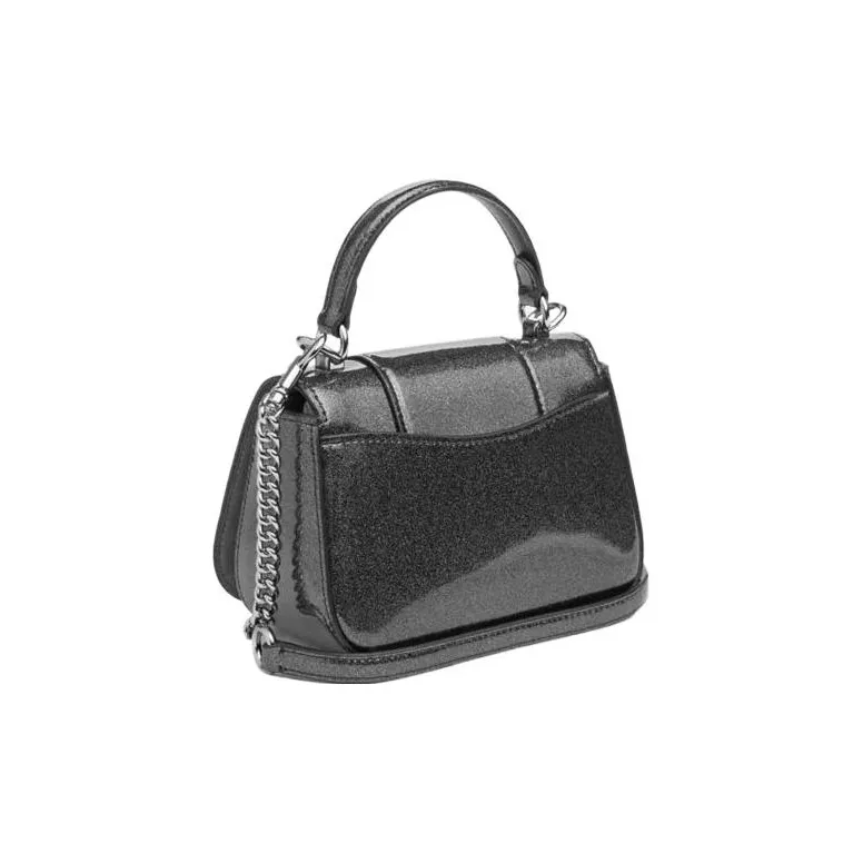 COACH PVC Bonded Cow Leather Shoulder Bag Crossbody Bag Handbag Small Size Women's Advanced Gray Morandi Color-1