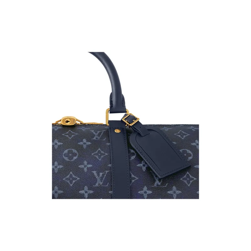 LOUIS VUITTON Keepall Bandouliere 50 Monogram Bleach-4