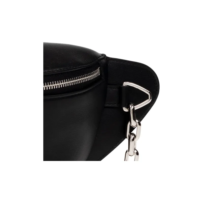 Alexander McQueen Calfskin Clutches Fanny Pack Regular Men's Black-4