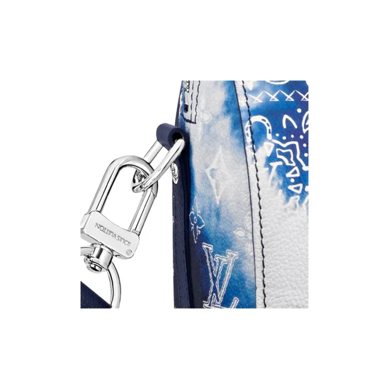 LOUIS VUITTON City Keepall Bandana Monogram Blue-4