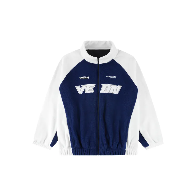 VEIDOORN Sweatshirt Jacket Unisex Resolve Blue White-0