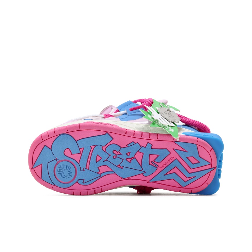 ADCDAVINCI Whale Series Skateboard Shoes Unisex Low Top Blue