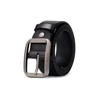 JEEP SPIRIT Top Grain Cow Leather Belts Men's Width 3.8cm