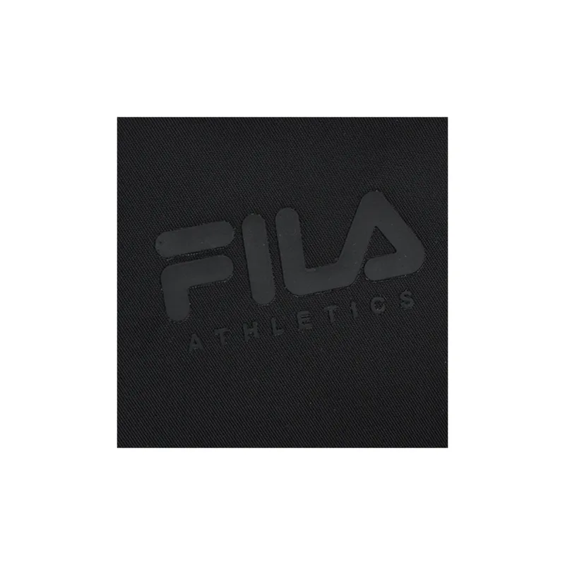 FILA Athletics Fabric Combo Bag, Hobo Bag, Shoulder Bag, Crossbody Bag Regular Women's Pure Black-3