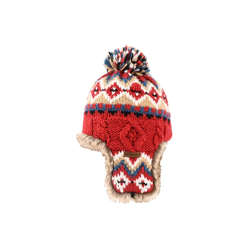 KENMONT Sheep Wool Trapper Hats Women's-1