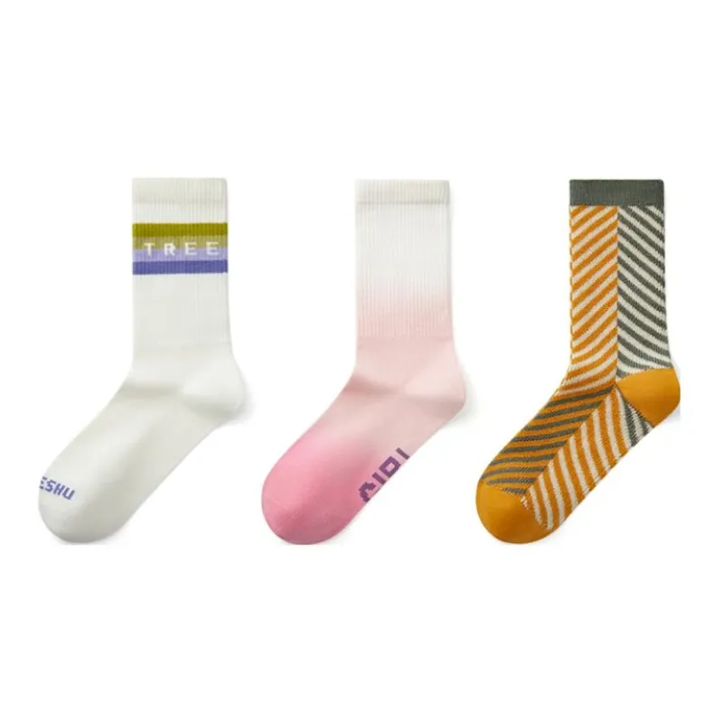 YOUKESHU Mid Calf Socks Unisex 3 Pack-0