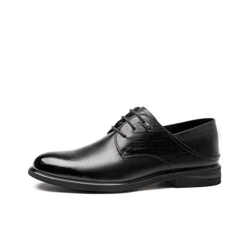 Spider King Dress Shoes Men Low-Top Black