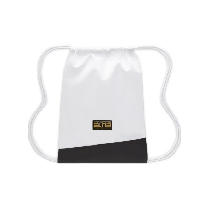 Nike Hoops Elite 17L Drawstring Bag Backpack White-1
