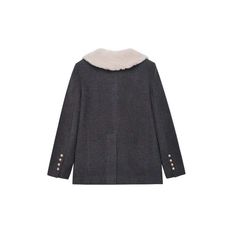 PP Coats Women's Dark Gray-1