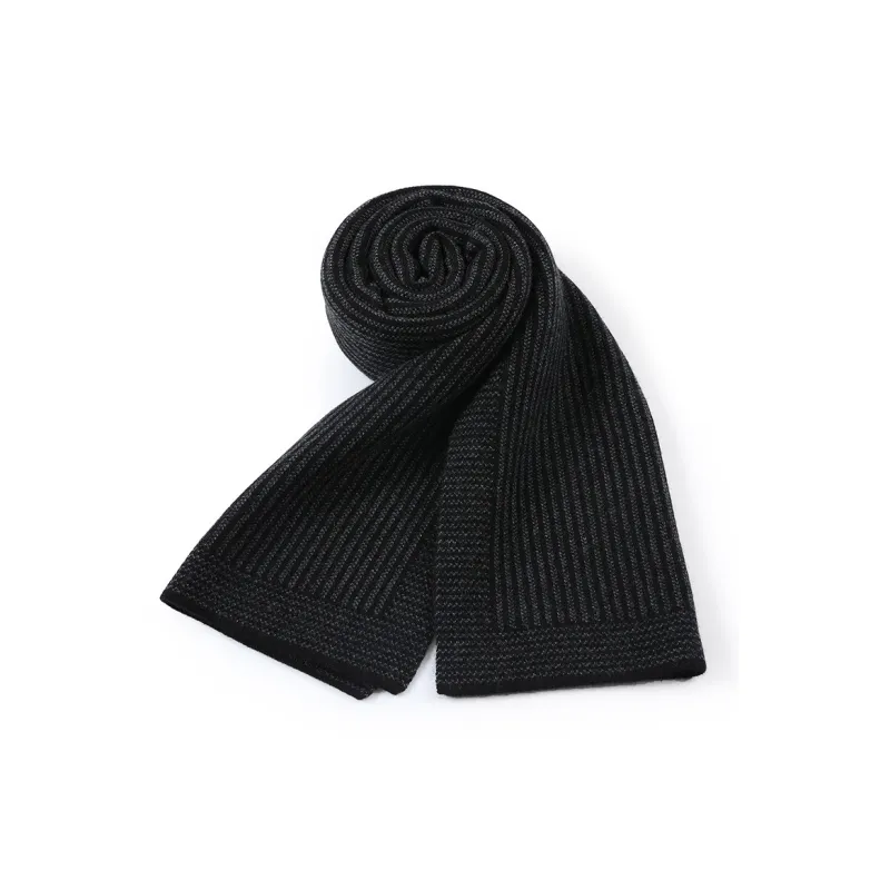 PIERRE CARDIN Cashmere Knit Scarves Men's-1