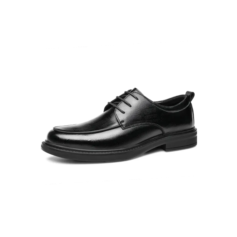 CHINT Dress Shoes Men Low Top Black-1