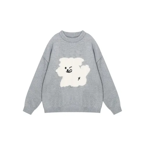 EOEI Knitwear Women's Light Gray