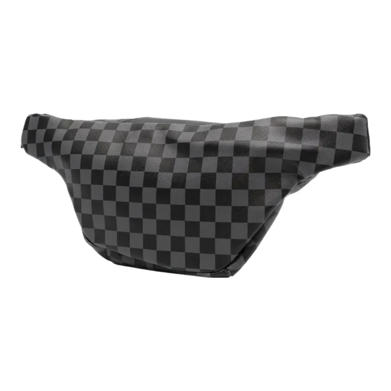 SPRAYGROUND PVC Fanny Pack Medium Size Unisex Black-2