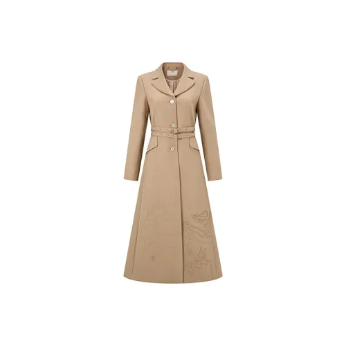 RARE Coats Women's Khaki