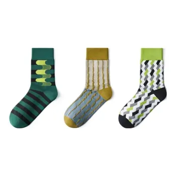 YOUKESHU Mid Calf Socks Unisex 3 Pack