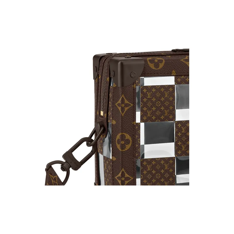 LOUIS VUITTON Soft Trunk Brown/Clear-4