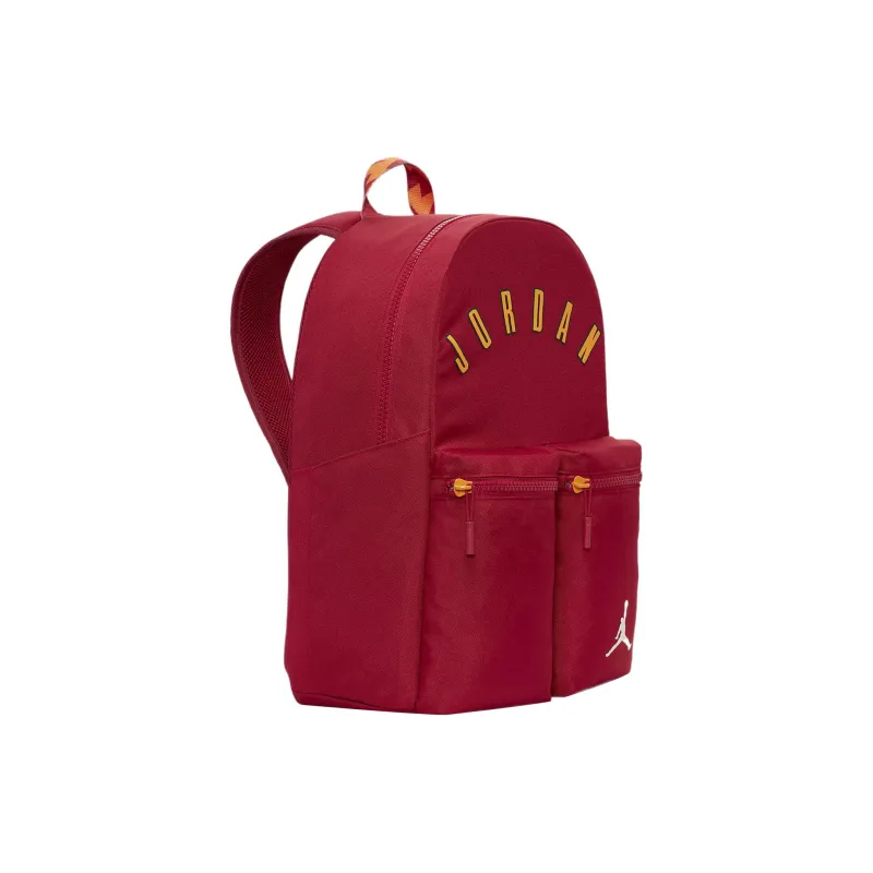 Jordan Polyester Backpack Regular Unisex Dark Red-1