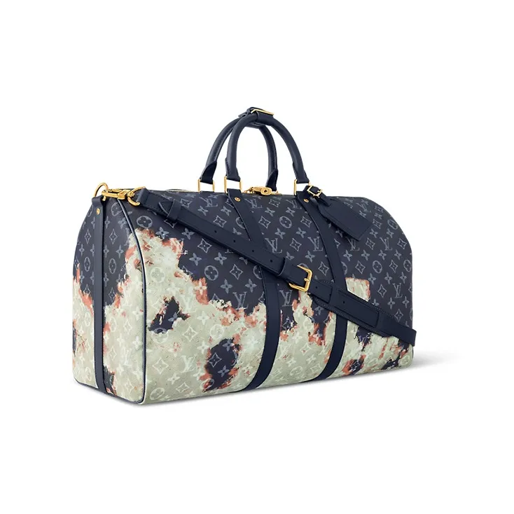 LOUIS VUITTON Keepall Bandouliere 50 Monogram Bleach-1